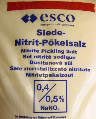 Nitritpökelsalz 0,4 - 0,5 % 5 kg / Beutel